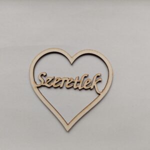 Szív Alakú Szeretlek Feliratú Virágtábla