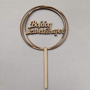 Kör Alakú Boldog Születésnapot Tortabeszúró