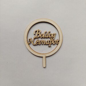 Boldog Névnapot Tortabeszúró Kör Alakú