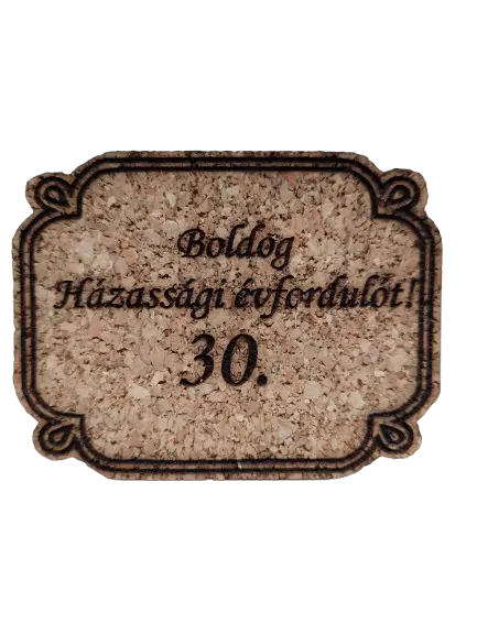 Boldog Házassági Évfordulót Üveg Címke #4