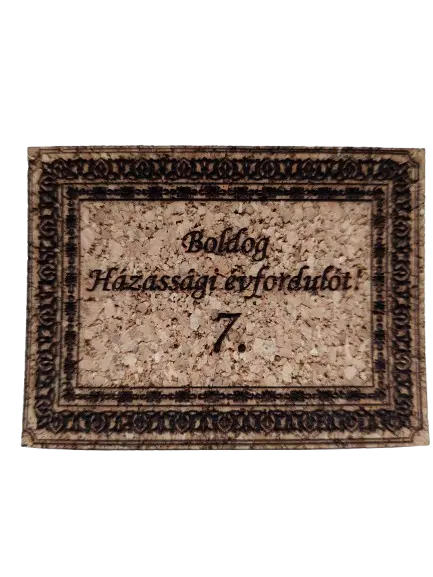 Boldog Házassági Évfordulót Üveg Címke #2