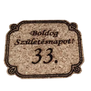 Boldog Születésnapot Üveg Címke #5