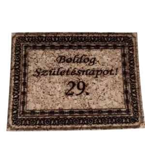 Boldog Születésnapot Üveg Címke