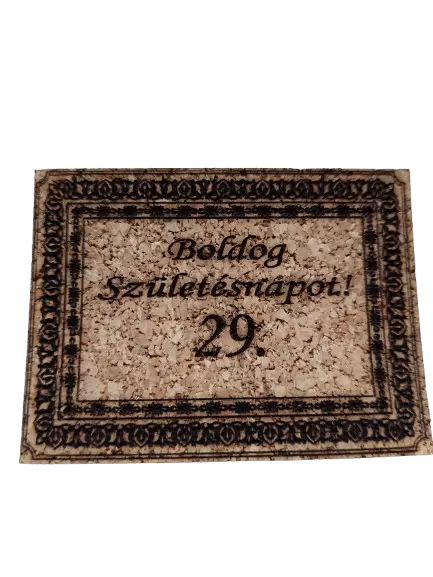 Boldog Születésnapot Üveg Címke