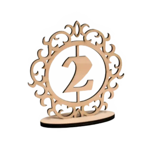 Gravírozott Asztaljelölő