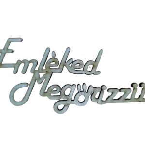 Emléked Megőrizzük Feliratú Virágtábla